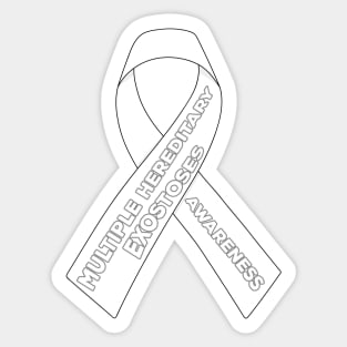 Multiple Hereditary Exostoses Awareness Ribbon Sticker